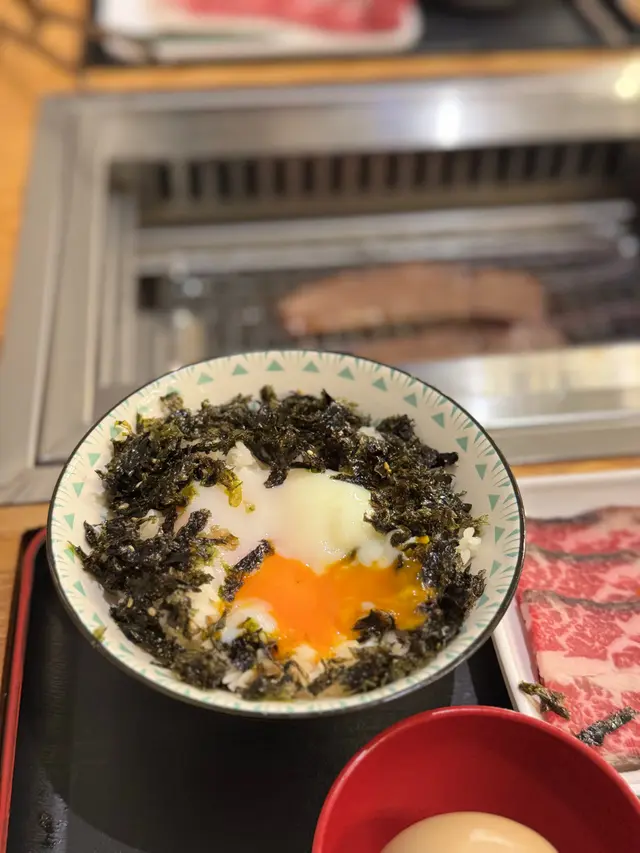 紫菜溫泉蛋飯