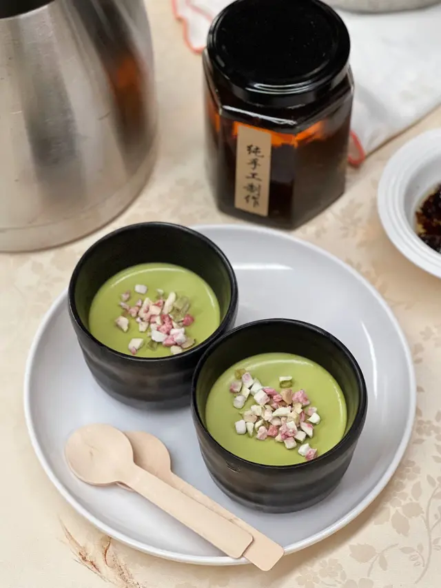 抹茶奶凍