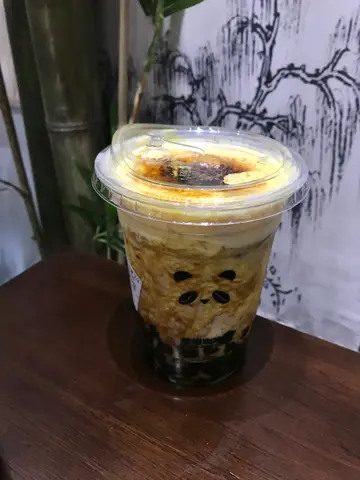 烤布蕾波波蛋糕奶茶