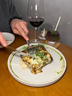 松露野菌烤茄子千層麵