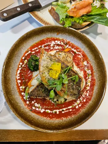 巴西利杂菜茄蓉盲曹鱼柳