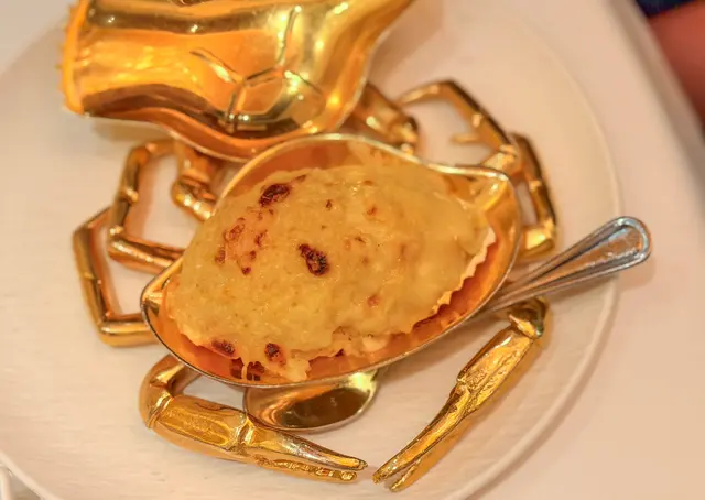 芝士金瑤蟹蓋焗飯