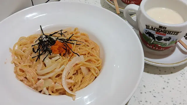 明太子蟹肉意粉